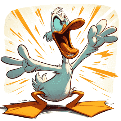 Angry Donald Duck